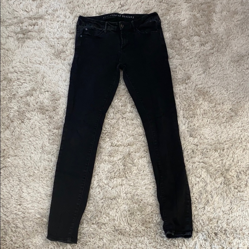 AOS Black mid rise jeans